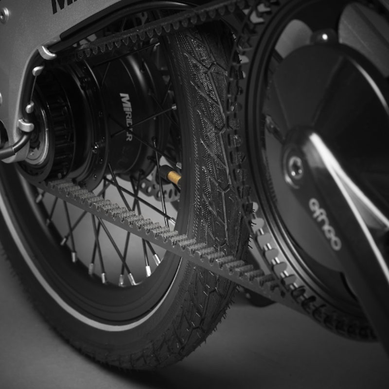 MiRider GB3 Platinum Silver Folding Electric Bike-2